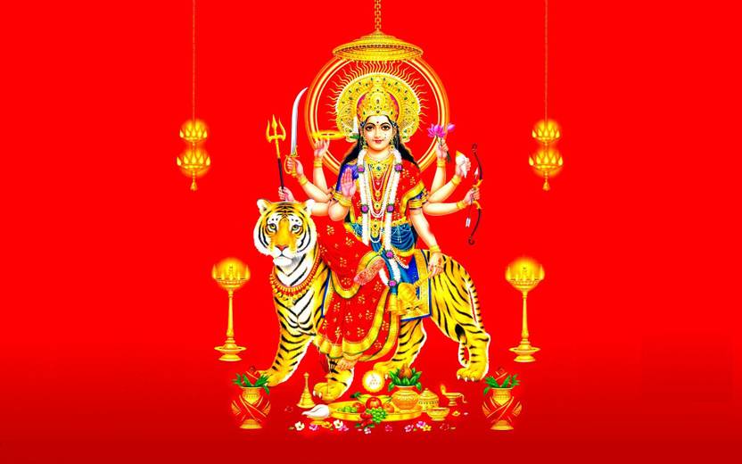 durga mata ji hd poster art bshi3817 photographic paper religious