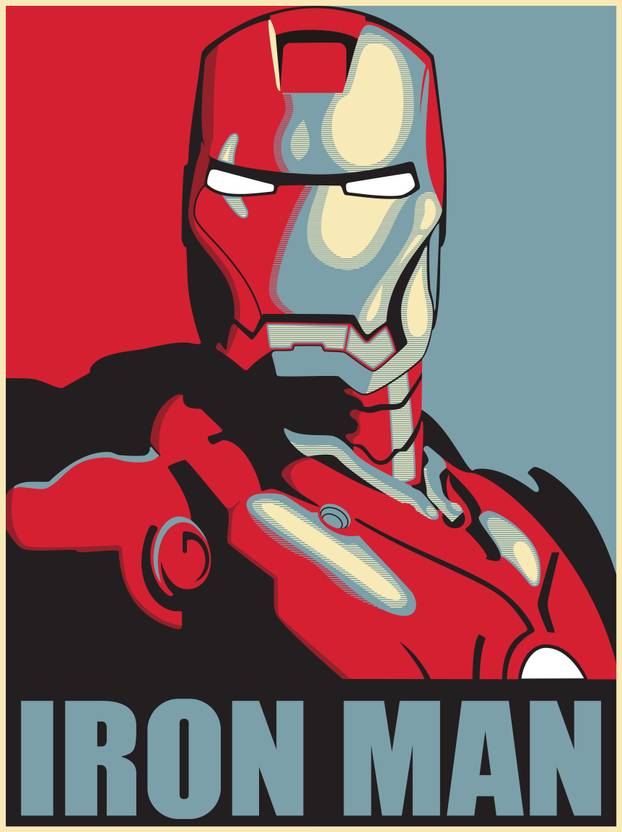 Iron Man Retro Fine Art Print Movies Posters In India Buy Art