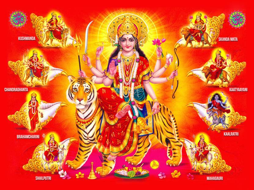 durga mata ji a3 hd poster art shi3812 photographic paper