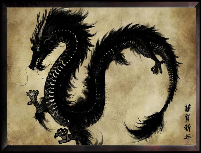The Dragon Attack Canvas Art Art Paintings Posters In