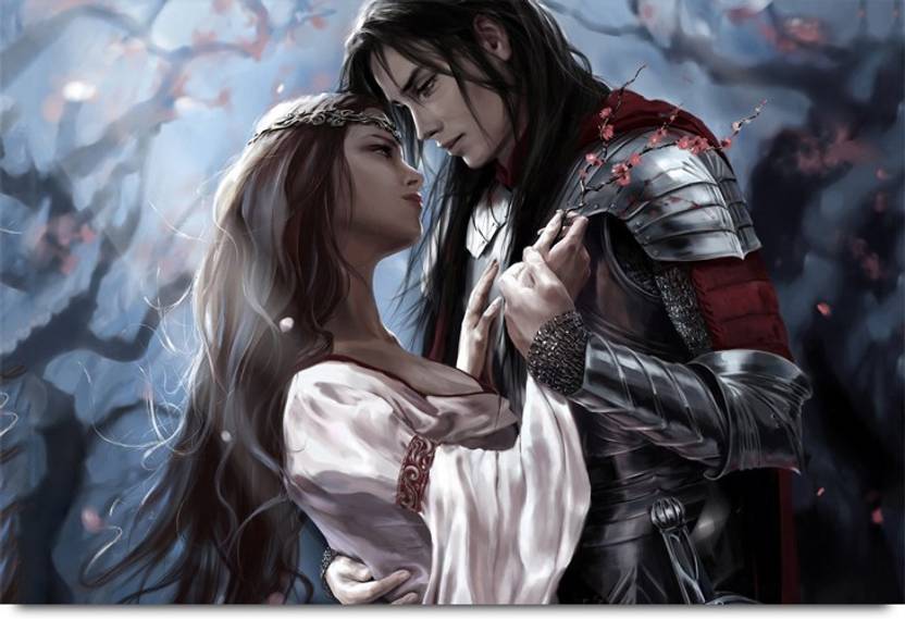 The Blood Princess And The Knight Manga Anime princess and knight Paper Print - Animation & Cartoons posters in