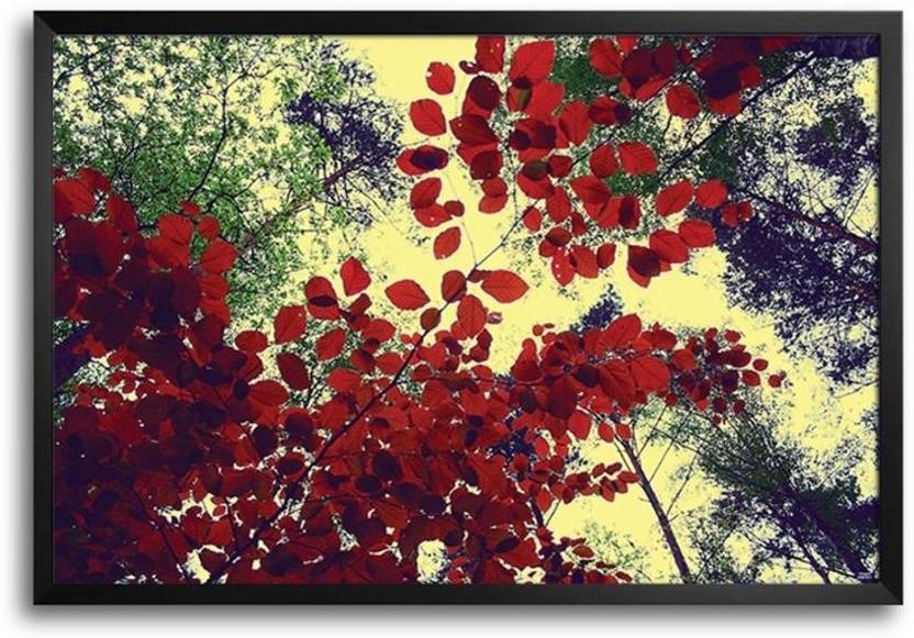 Autumn Leaves 2 Framed Photographic Paper Abstract Posters