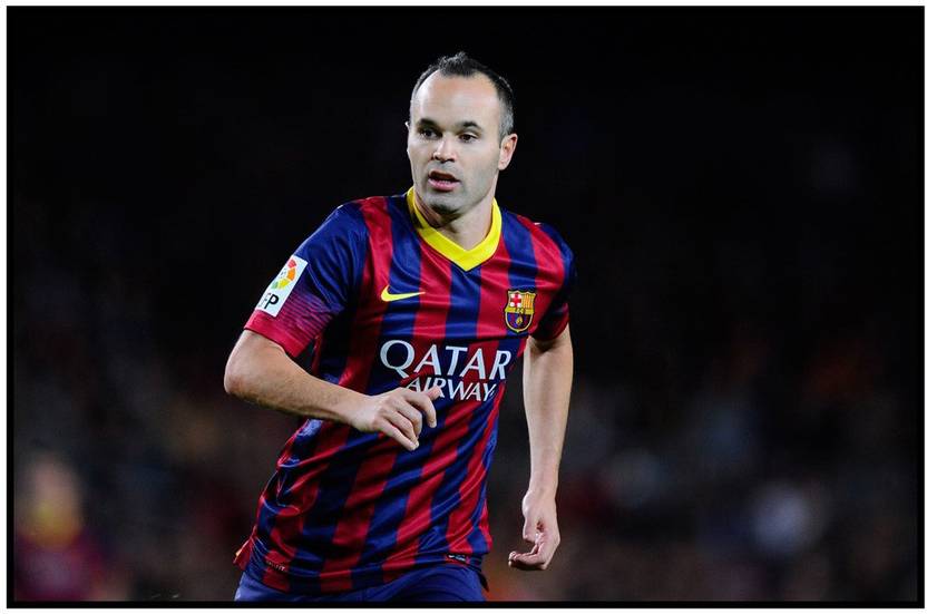 Andres Iniesta Poster Fc Barcelona Player Poster Sports