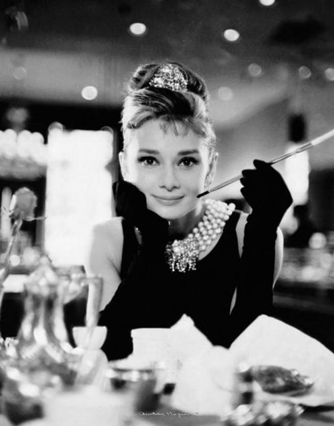 Audrey Hepburn Breakfast At Tiffanys Paper Print Movies Posters