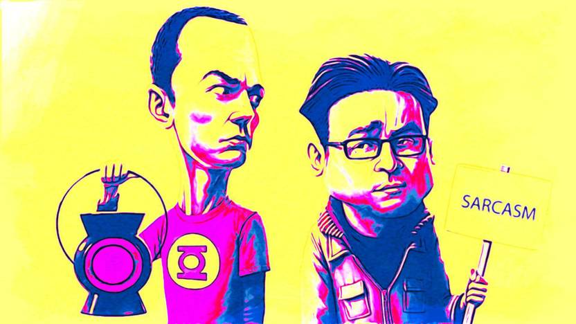 The Big Bang Theory Sarcasm Art Poster Paper Print Shoping