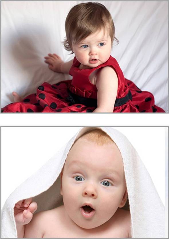 combo of baby girl and boy poster paper print children posters in