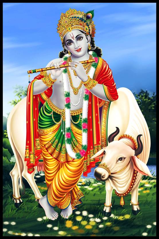 Lord Radha Krishna Poster. Paper Print Religious posters in India