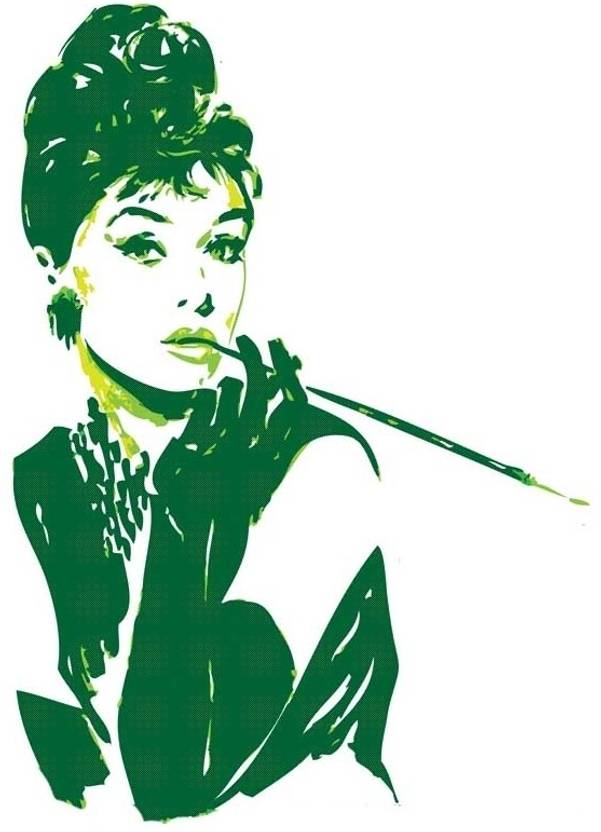 Audrey Hepburn Breakfast At Tiffany S Paper Print