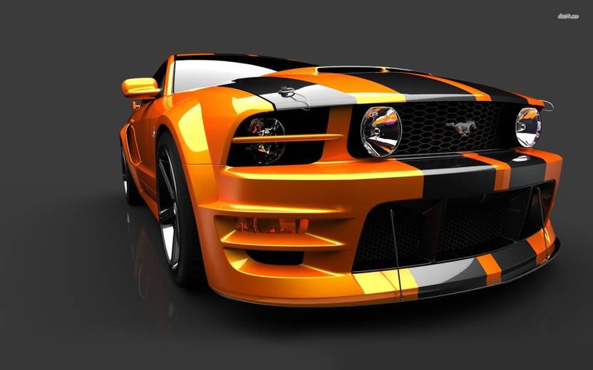 Athah Ford Mustang Poster Paper Print Vehicles Posters In