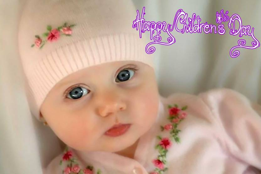 very sweet baby poster with happy children s day design upfk503131