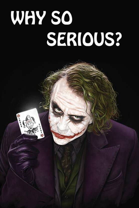 EuerkaDesigns why so serious joker Poster Fine Art Print Movies posters in India Buy art EuerkaDesigns why so serious joker Poster Fine Art Print Movies posters in India Buy art