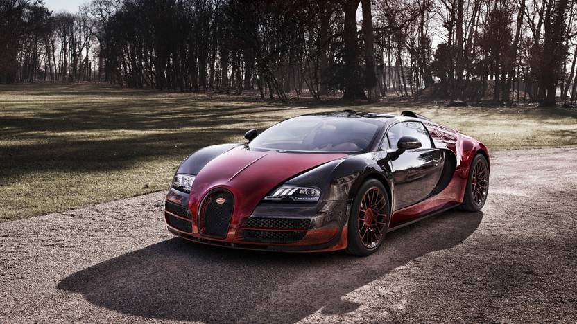 Car Bugatti Veyron Paper Print