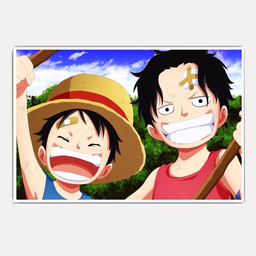 Monkey D Luffy One Piece Anime 18x12 Paper Print