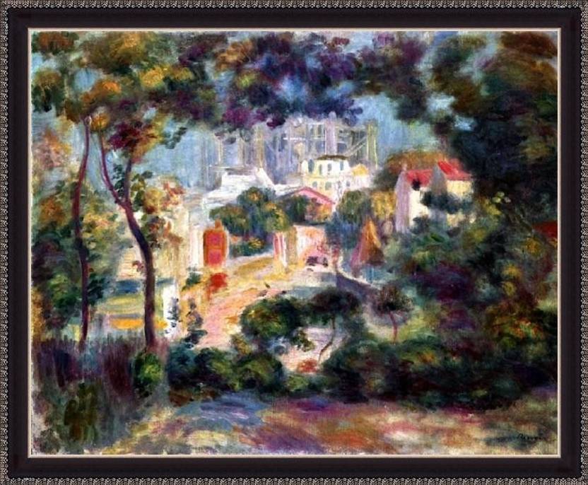 Landscape With The View Of Sacre Coeur Artsnyou Printed