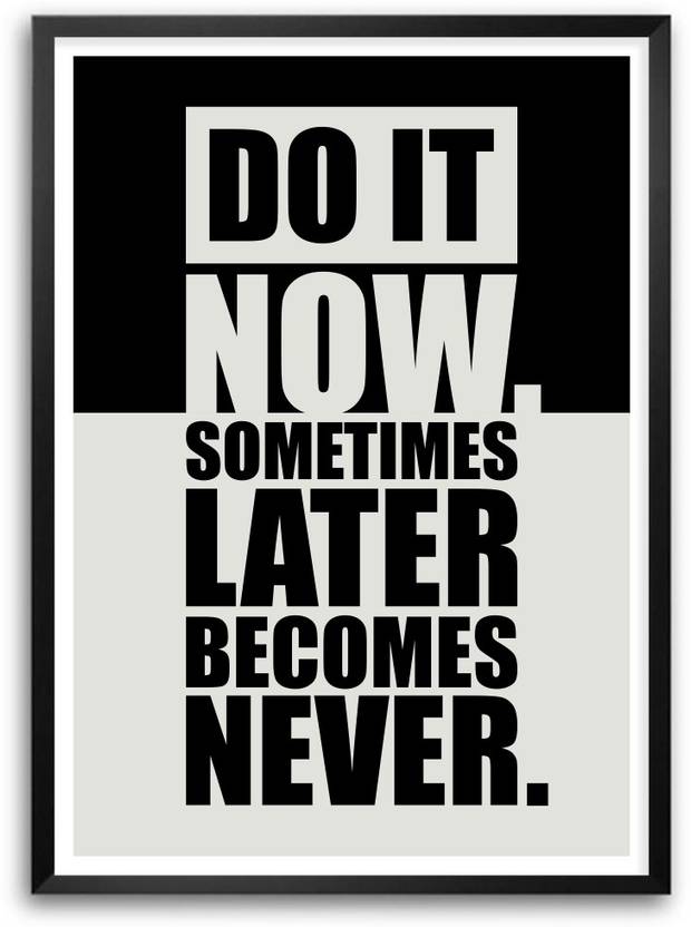 lab no 4 do it now inspirational gym motivational quotes framed