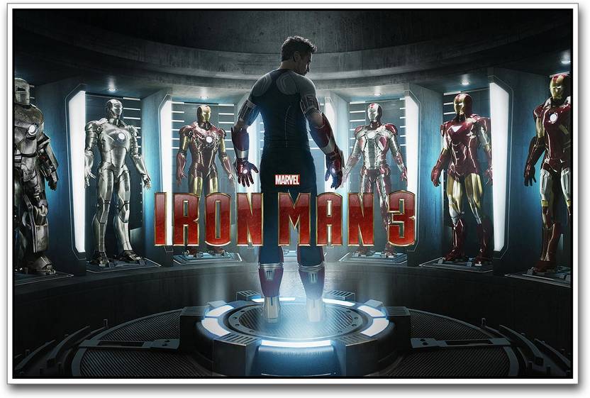 Iron Man 3 Paper Print Movies Posters In India Buy Art