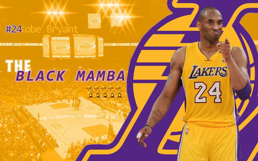 Sports Los Angeles Lakers Basketball Kobe Bryant Hd Wall Poster Paper Print