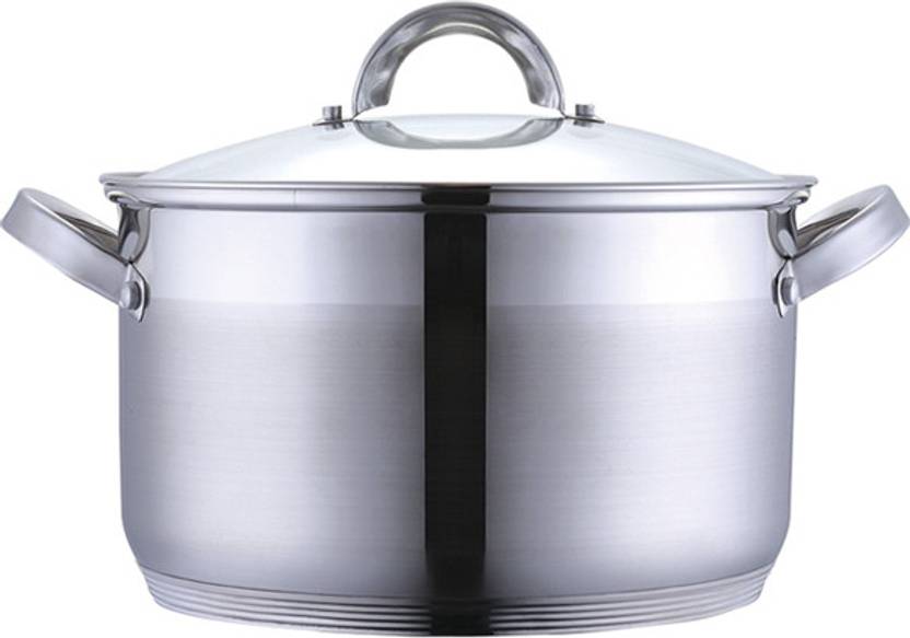 BERGNER Stainless Steel Cook & Serve Pot 2.1 L with Lid Price in India
