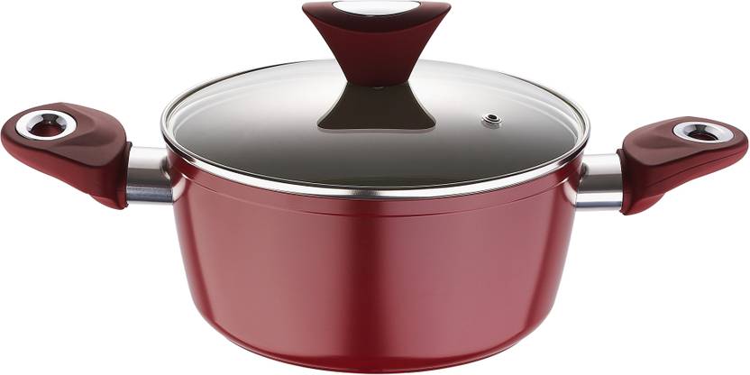 BERGNER Pot 20 cm diameter 2.8 L capacity with Lid Price in India - Buy