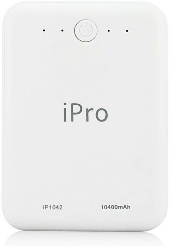 For 499/-(82% Off) Ipro IP1042 10400 mAh Power Bank incl. PhonePe Cashback at Flipkart