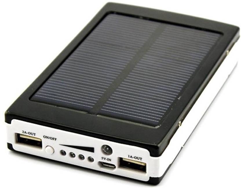 Cool 15000 mAh Cool Solar USB  with Led light (black) 15000 mAh P...