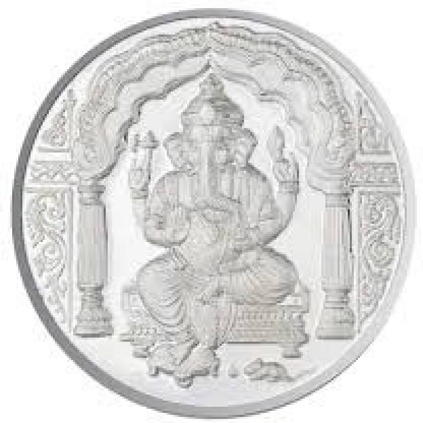 For 849/-(35% Off) Chahat Jewellers 20grams S995 Ganesha Coin Silver Currency at Flipkart