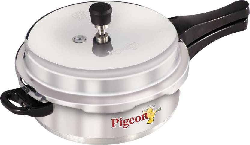 Pigeon Aluminium Pressure Pan Senior with Lid 6 L Pressure Cooker (Aluminium) 