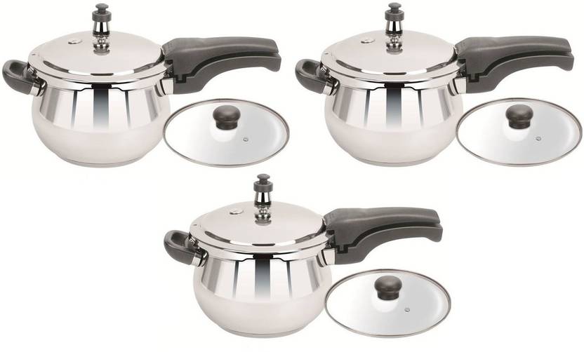 Atalso 5 L, 2.5 L, 1.5 L Pressure Cooker