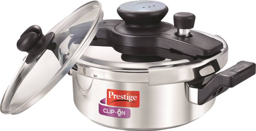 Prestige 5 L Pressure Cooker (Induction Bottom, Stainless Steel) 
