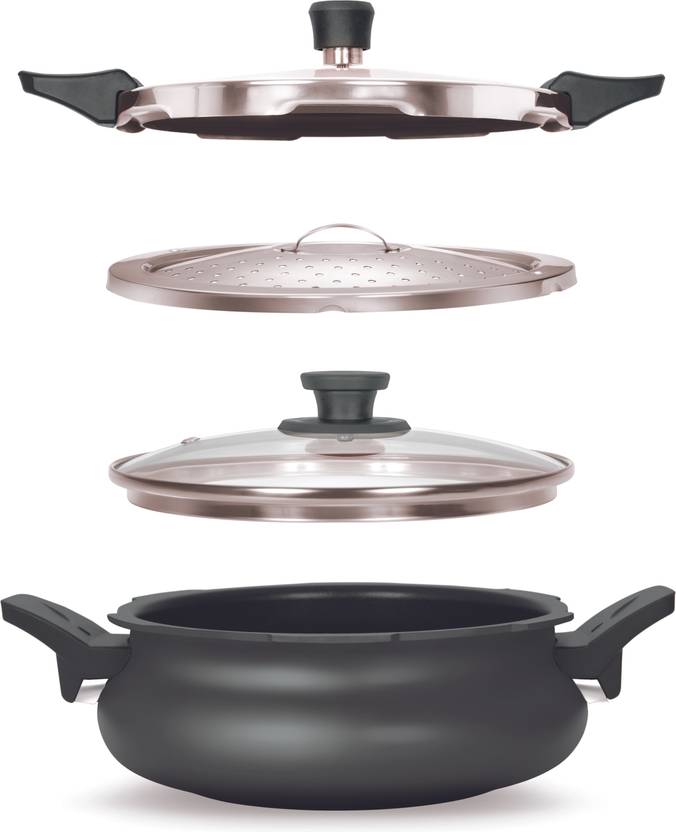 Pigeon Super 3 L Pressure Cooker (Induction Bottom, Aluminium) 