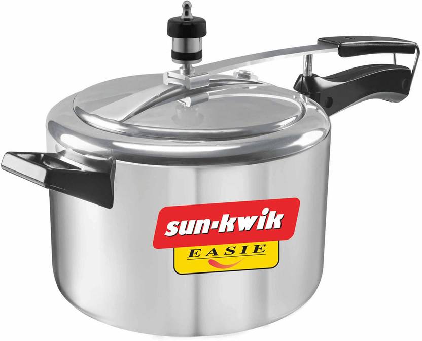 Sun-Kwik Easie Inner Lid 12 L Pressure Cooker (Aluminium) 
