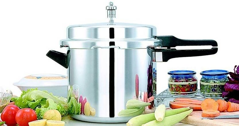 Mahavir Diamond 5 L Pressure Cooker (Induction Bottom, Aluminium) 