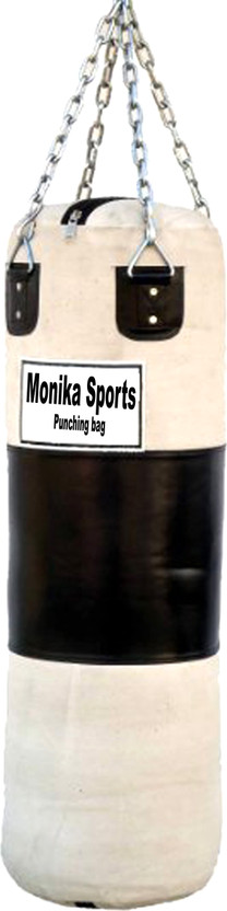 Monika Sports Canvas Material Unfilled Hanging Bag with Hanging Chain Hanging Bag(small, 36 kg)