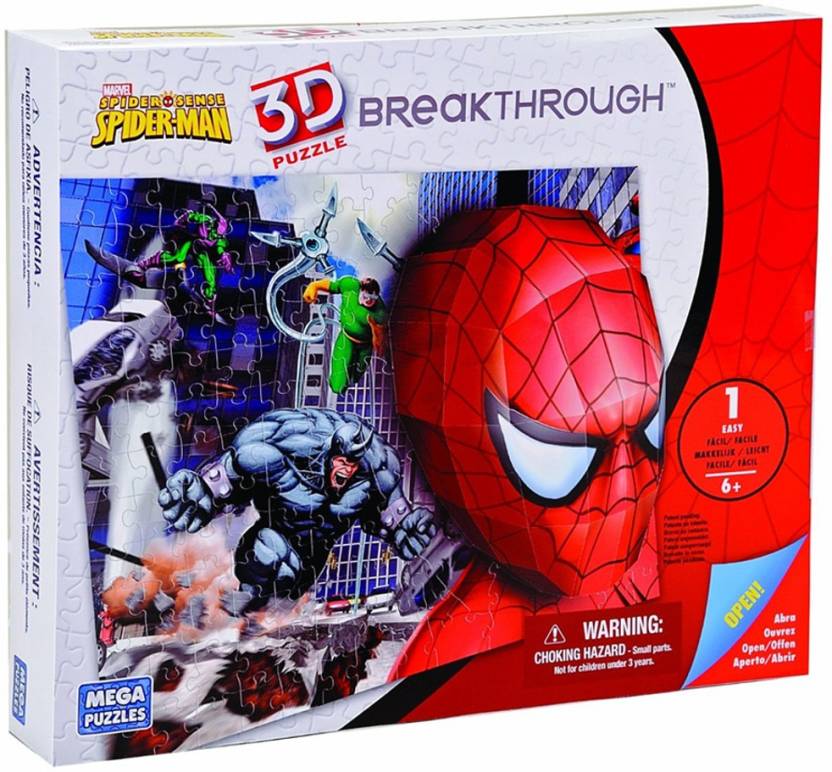 Puzzle 3D Breakthrough - Spiderman - Puzzles 3D
