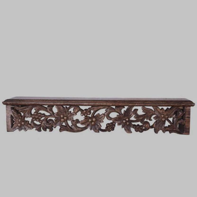 Ikashan Wooden Single Shelf Wall Ikashan Wooden Single Shelf Wall