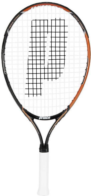Prince Global Sports Tour 23 Strung Junior Tennis Racquet Black, Orange Strung Tennis Racquet