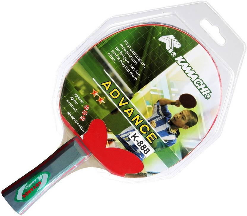 KAMACHI K888 Packed In Blister Packing Multicolor Table Tennis Racquet