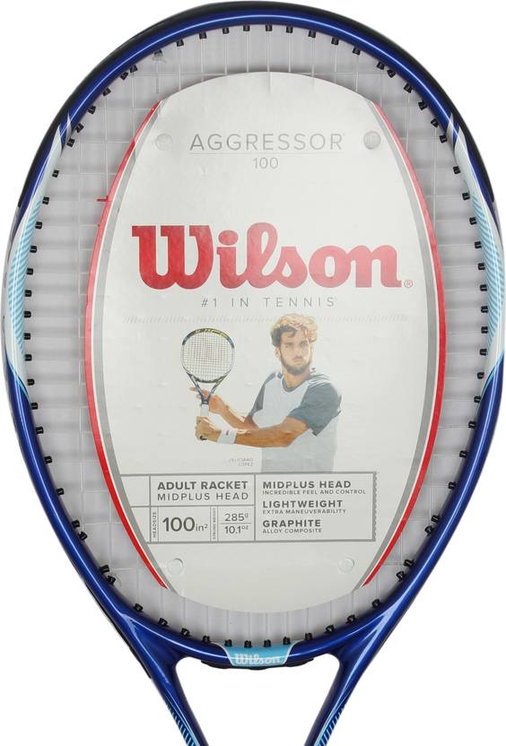 WILSON Aggressor 100 Strung Tennis Racquet Buy WILSON Aggressor 100