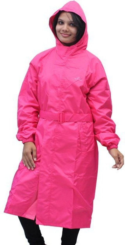 ROMANO Hooded Rain Overcoat Solid Women 