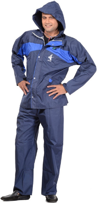 Allwin Solid Men Raincoat - Buy Navy 