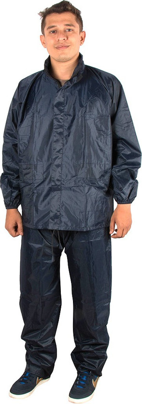 Cardulis Solid Men Raincoat - Buy Blue 