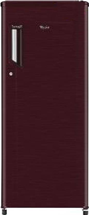 Whirlpool 190 L Direct Cool Single Door Refrigerator (205 GENIUS CLS PLUS 4S, Wine Titanium) 