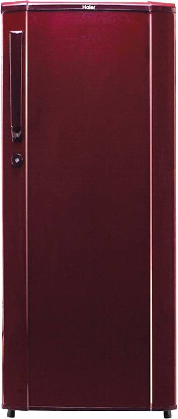 Haier 170 L Direct Cool Single Door Refrigerator (HRD-1905BR-H, Brushed Red) 