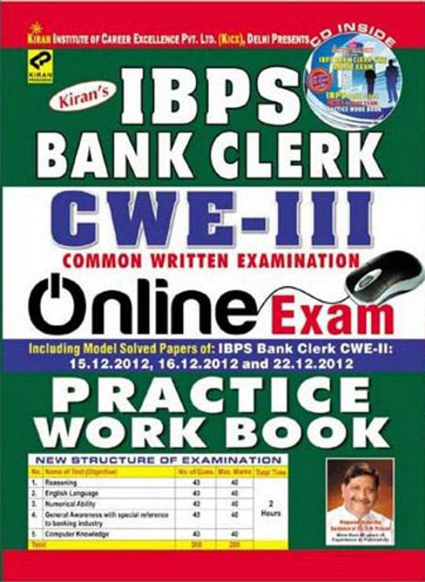 IBPS Bank Clerk CWEIII ONLINE Exam Practice Work Book(With CD) Buy