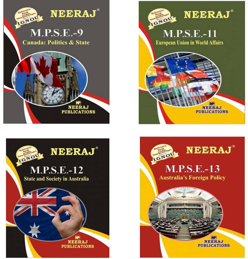 Ignou Ma 2nd Year Help Book Combo Mpse 9 Mpse 11 Mpse 12