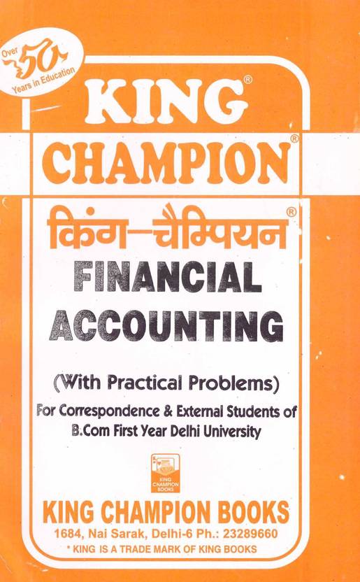 Financial Accounting First Year Du Buy Financial Accounting B