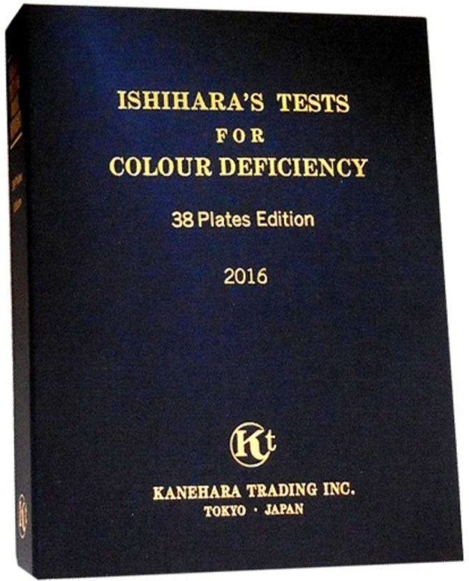 Ishihara Test Chart Books For Color Deficiency 38 Plate Book
