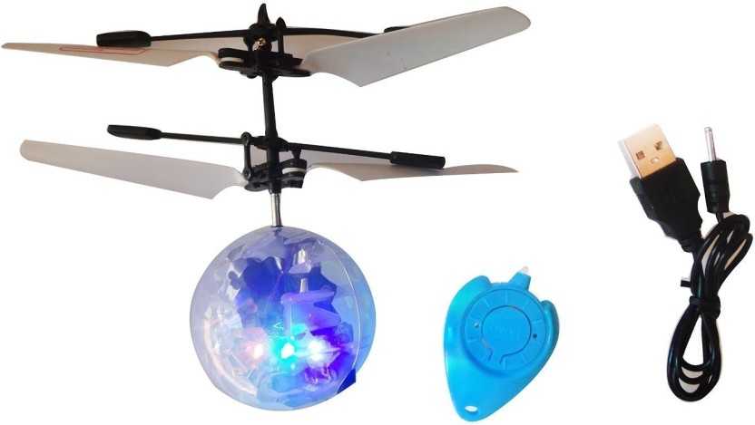 flashing light flying ball