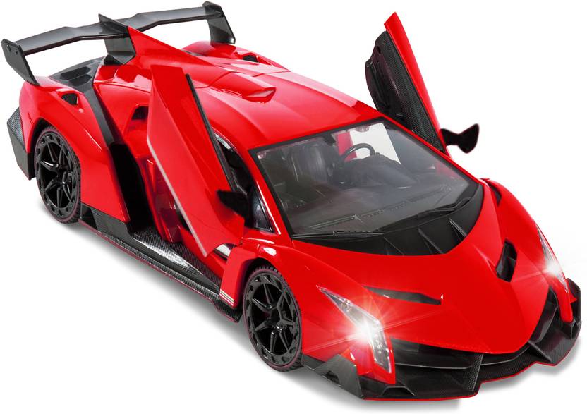 Flipzon Rc Lamborghini Veneno Style Rechargeable Car 1 14 With Opening Doors Red