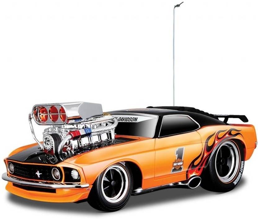 Maisto 118 RC 1969 Ford Mustang Boss 302 Muscle Machines Orenge Remote